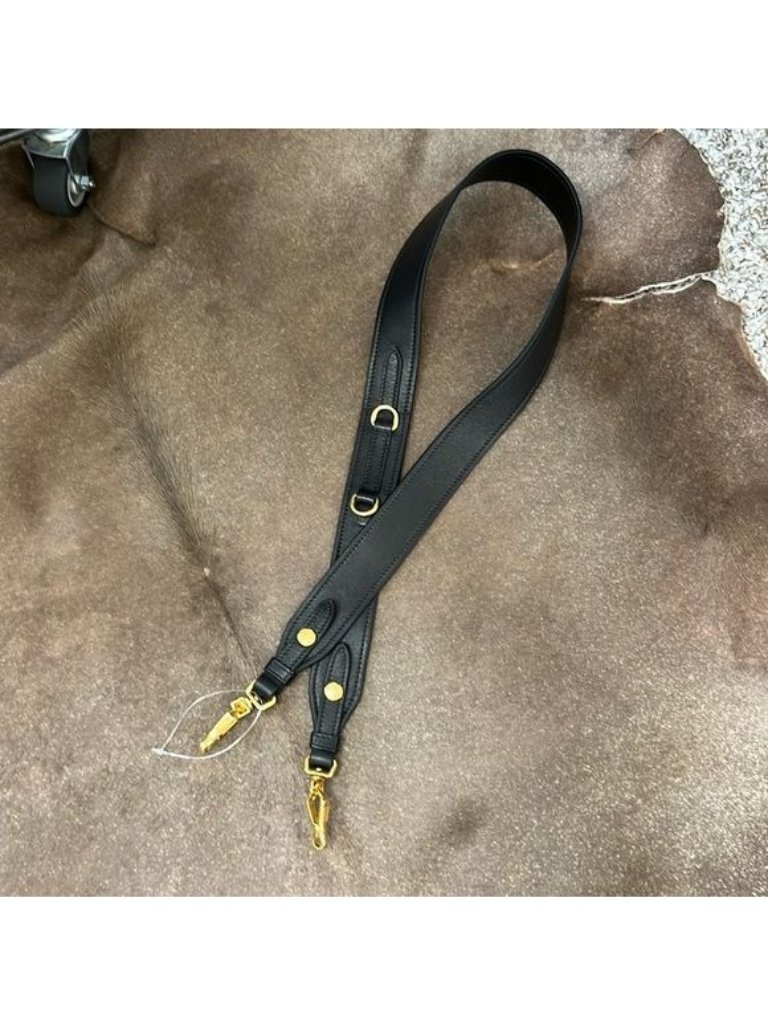 Prada Leather Guitar Bag Stamped Leather Clip On Branded Bag Strap